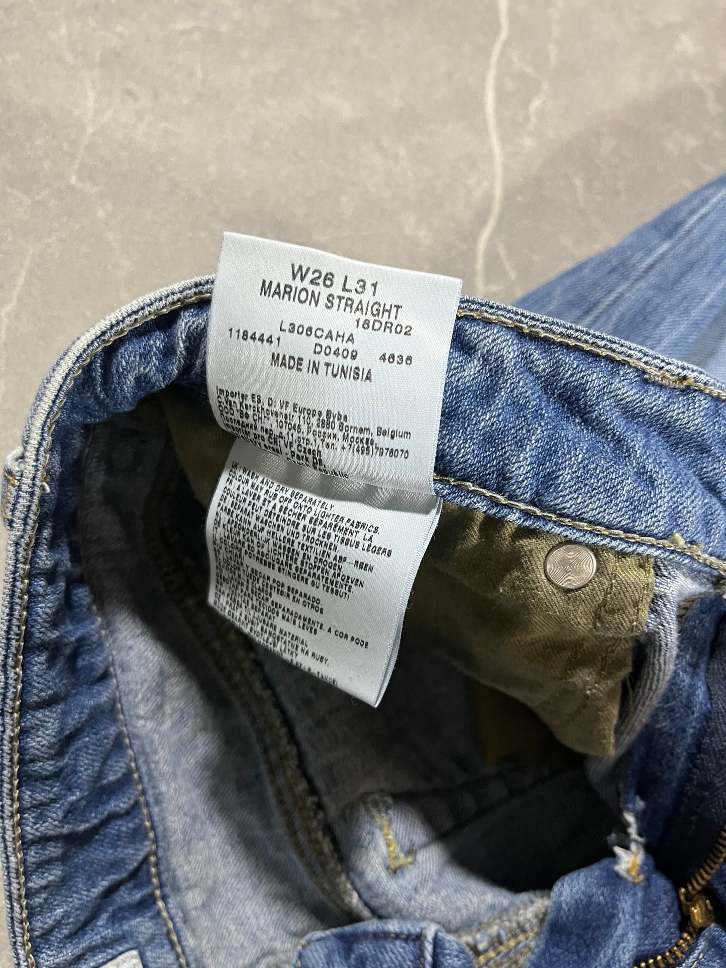 Lee Bootcut / Blue Denim / Low Waist Jeans (S)