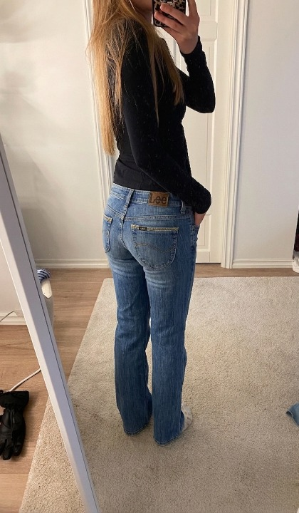 Lee Bootcut / Blue Denim / Low Waist Jeans (S)