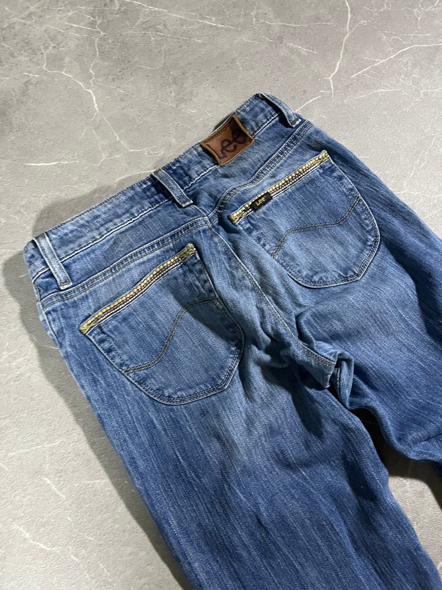 Lee Bootcut / Blue Denim / Low Waist Jeans (S)