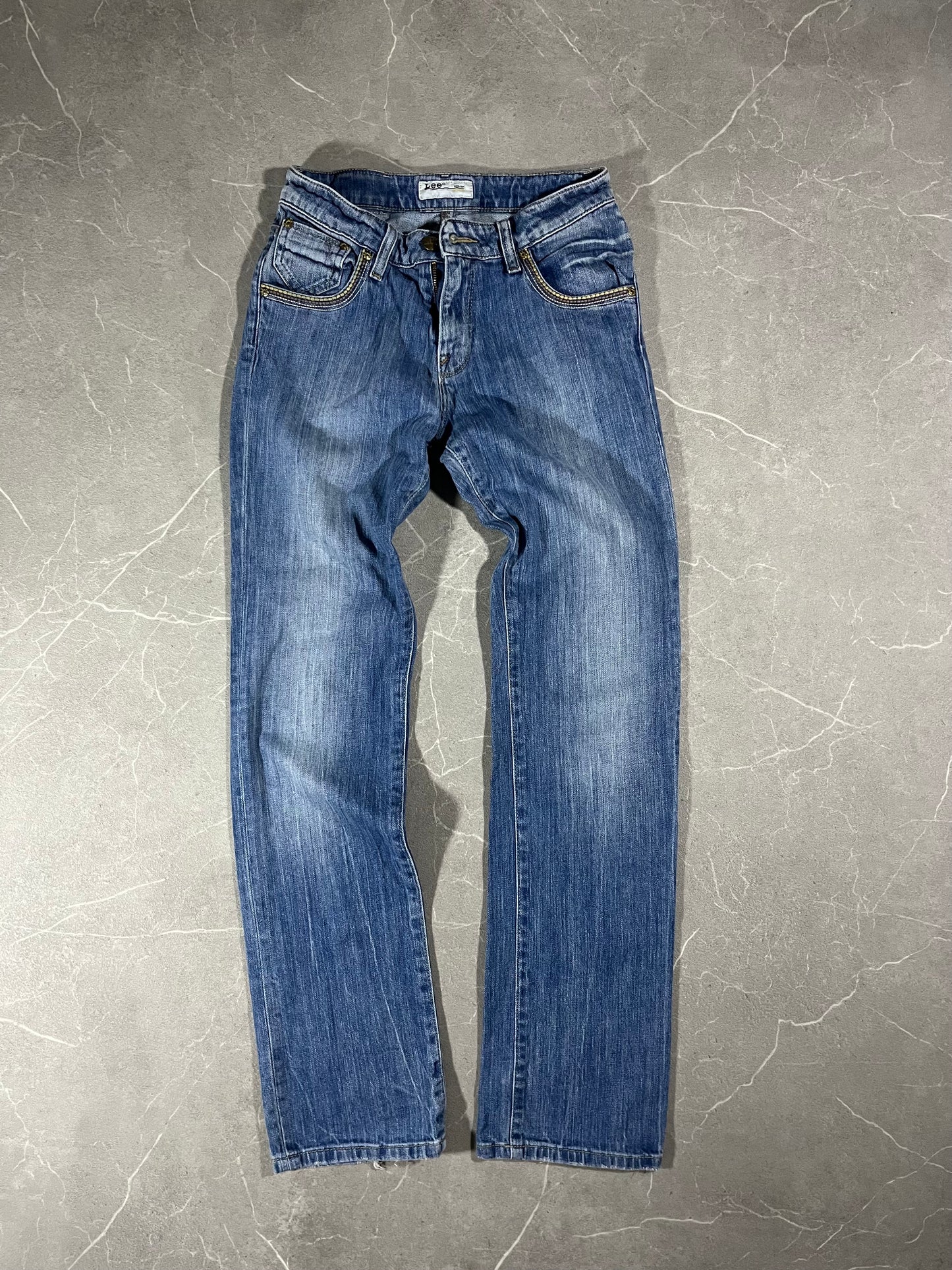Lee Bootcut / Blue Denim / Low Waist Jeans (S)